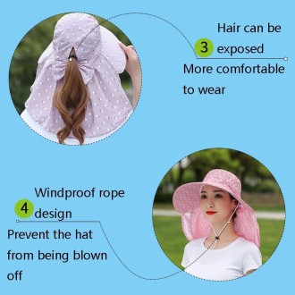 2 PCS Cherry Printing Isolation Cap Sunscreen Face-Covering Outdoor Travel Hat Cap, Colour: Full Cherry (Orange Pink)