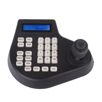 8003H Analog Coaxial Dome Control Keyboard RS485 PTZ, Specification:4 Axis(EU Plug)