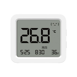 Original Xiaomi Mijia Smart Bluetooth Digital Thermometer Hygrometer 3(White)