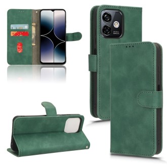 For Ulefone Note 16 Pro Skin Feel Magnetic Flip Leather Phone Case(Green)