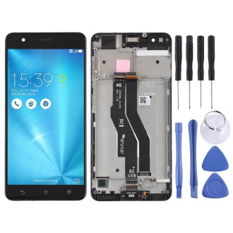 OEM LCD Screen for Asus Zenfone 3 Zoom ZE553KL Digitizer Full Assembly with Frame（Black)