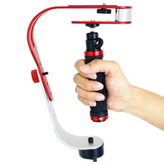 DEBO Handheld Video Stabilizer for DSLR Camera Camcorder, UF-007(Red)