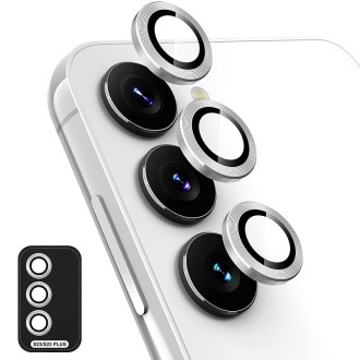 For Samsung Galaxy S23 5G / S23+ 5G ENKAY Hat-Prince 9H Rear Camera Lens Aluminium Alloy + Tempered Glass Full Coverage Protecto