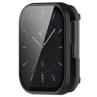 For OPPO Watch SE PC+ Toughened Film Integrated Protective Case(Black)