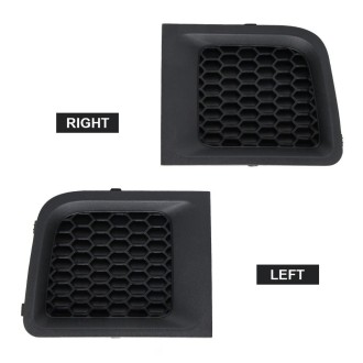 2 PCS Car Left + Right Front Bumper Lower Grille Bezel Cover for Jeep Renegade