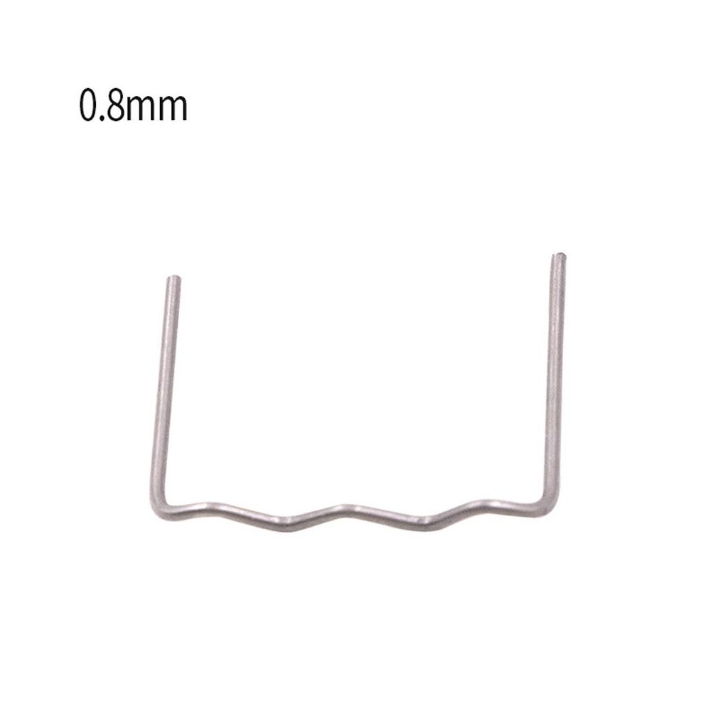 500pcs /Pack Auto Bumper Plastic Repair Welding Machine Hot Melt Plastic Welding Tool Welding Wire Patch, Style: Patch 10 0.8mm