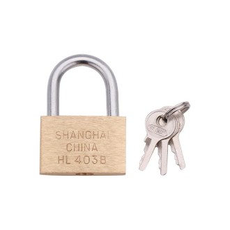 Copper Padlock Small Lock, Style: Short Lock Beam, 30mm Open