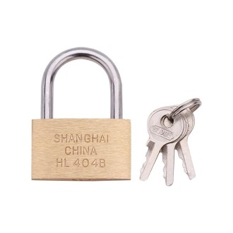 Copper Padlock Small Lock, Style: Short Lock Beam, 40mm Open