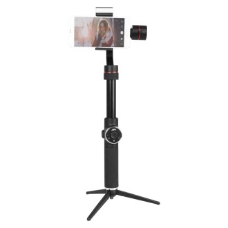 AFI V5 Smooth 3-Axis Handheld Aluminum Brushless Gimbal Stabilizer with Tripod Mount & Fill Light for Smartphones within 6 inch,