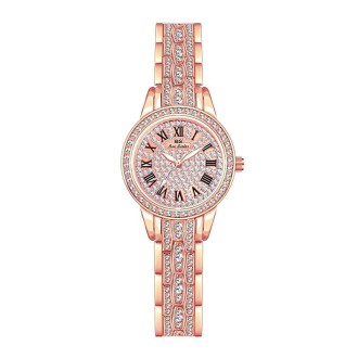 BS Bee Sister  FA1501 Ladies Diamond Watch Chain Watch(Rose Gold)