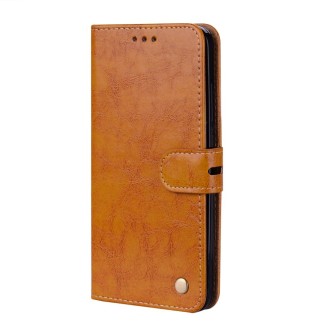 For Xiaomi Redmi Note 5A Without Fingerprint Identification Oil Wax Texture Horizontal Flip Leather Case with Holder & Card Slot