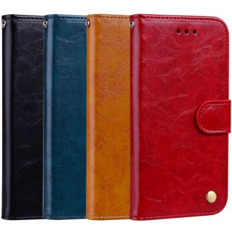 For Xiaomi Redmi Note 5A Without Fingerprint Identification Oil Wax Texture Horizontal Flip Leather Case with Holder & Card Slot