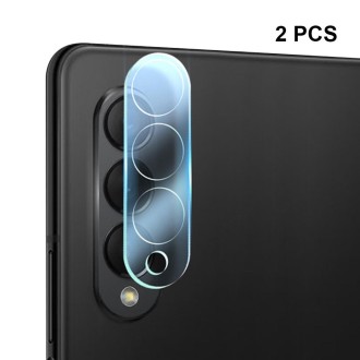 For Smasung Galaxy Fold5 2pcs ENKAY Hat-Prince 9H Rear Camera Lens Tempered Glass Film(Transparent)