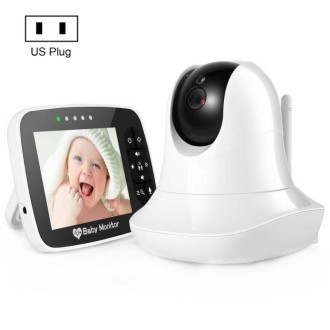 SM935 3.5 inch LCD Screen Wireless Video Baby Monitor Night Vision Two-Way Audio IP Camera(US Plug)