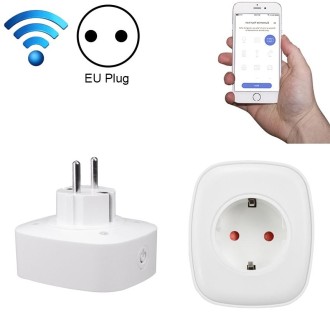 Sonoff 10A WiFi Remote Control Smart Power Socket Works with Amazon Alexa & Google Assistant, AC 85-265V (White)