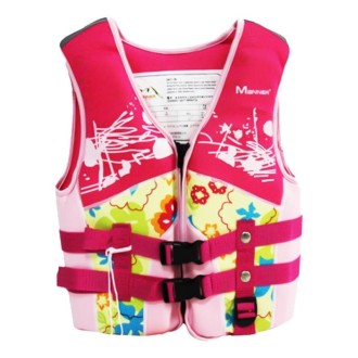 MANNER QP2014 Children Buoyancy Aid Swim Jacket Snorkeling Vest, Size:S(Pink)