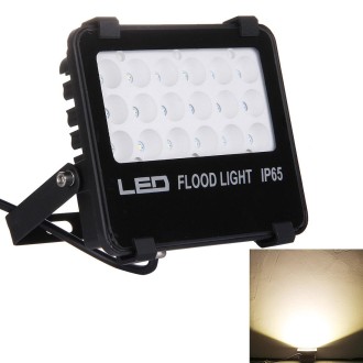 20W 2400LM SMD-3528 Floodlight Lamp, IP65 Waterproof 18 LED, AC 85-265V(Warm White)