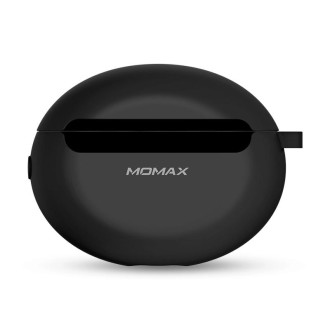 MOMAX FT6 For Huawei FreeBuds 4i Silicone Wireless Bluetooth Earphone Protective Case Storage Box(Black)