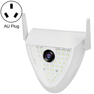 DP16 2.0 Megapixel 42 LEDs Garden Light Smart Camera, Support Motion Detection / Night Vision / Voice Intercom / TF Card, AU Plu