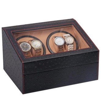 Mechanical Automatic Watch Box Electric Motor Watch Shaker, US Plug