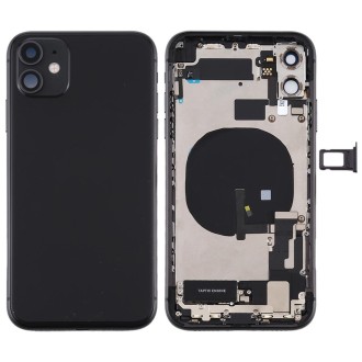 Battery Back Cover Assembly (with Side Keys & Power Button + Volume Button Flex Cable & Wireless Charging Module & Motor & Charg