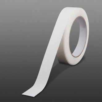 Floor Anti-slip Tape PEVA Waterproof Nano Non-marking Wear-resistant Strip, Size:2.5cm x 5m(White)