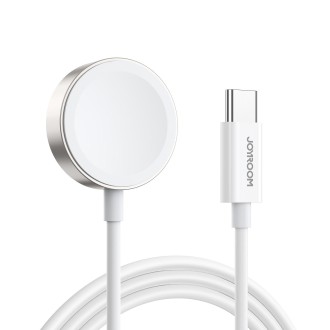 JOYROOM S-IW004 Type-C / USB-C to 8 Pin Magnetic Charging Cable, Length: 1.2m(White)