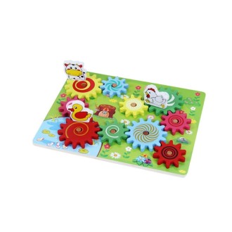 Animal Gear Game Combination Pairing Assembled Toy(Farm Animal)