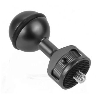 2.5cm Ball Head Clip for Action Camera Underwater Video Camera Light Diving Joint(Black)