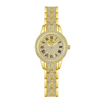 BS Bee Sister  FA1501 Ladies Diamond Watch Chain Watch(Gold)