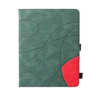 Dual-color Splicing Horizontal Flip PU Leather Case with Holder & Card Slots & Sleep / Wake-up Function For iPad Pro 11 (2021/20