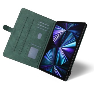 Dual-color Splicing Horizontal Flip PU Leather Case with Holder & Card Slots & Sleep / Wake-up Function For iPad Pro 11 (2021/20