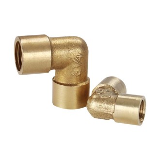 LAIZE Internal Thread Plumbing Copper Pipe Fittings, Caliber:6 Point(Elbow)