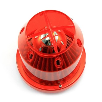 XH-UN005 Car Universal Modified High Flow Mushroom Head Style Intake Filter for 76mm Air Filter (Red)