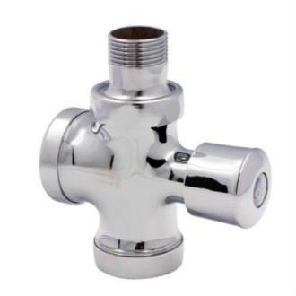 Stool Flush Valve Urinal Delay Valve Hand Press Flush Valve, Style:1 Inch Alloy Medium