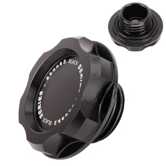 Car Modified Stainless Steel Oil Cap Engine Tank Cover for Honda, Size: 5.6 x 3.2cm(Black)