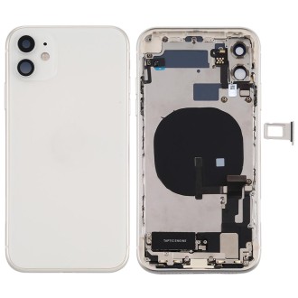 Battery Back Cover Assembly (with Side Keys & Power Button + Volume Button Flex Cable & Wireless Charging Module & Motor & Charg