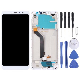 TFT LCD Screen for Xiaomi Redmi S2 / Y2 Digitizer Full Assembly with Frame(White)