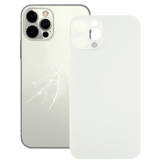 Easy Replacement Big Camera Hole Back Battery Cover for iPhone 12 Pro(White)