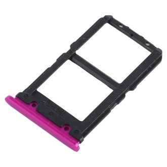 For Vivo X23 2 x SIM Card Tray (Rose Red)