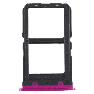 For Vivo X23 2 x SIM Card Tray (Rose Red)