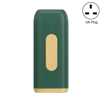 A18 Household Portable Electric Handheld Laser Hair Removal Instrument, Specification:AU Plug(Deep Green)