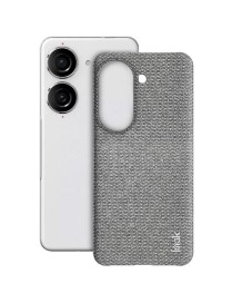 For Asus Zenfone 9 / Zenfone10 5G imak Ruiyi Series Cloth Texture PU + PC Phone Case(Light Grey)