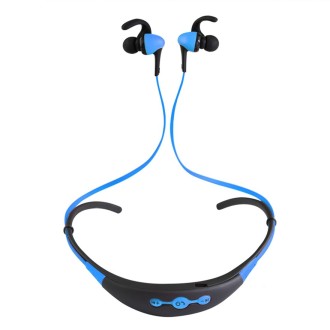 BT-54 In-Ear Wire Control Sport Neckband Wireless Bluetooth Earphones with Mic & Ear Hook, Support Handfree Call, For iPad, iPho