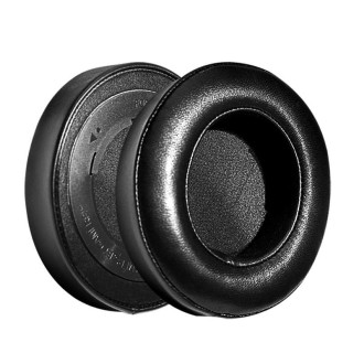 2 PCS Headset Sponge Case For Razer BlackShark V2/V2X/V2SE, Colour: Ellipse Lambskin(Black Paper Black Net)