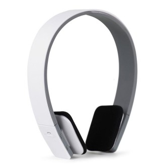 AEC BQ618 Smart Wireless Bluetooth Stereo Handsfree Earphone with Microphone, Support 3.5mm for Phone / Tablet / PSPs(white)