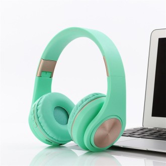 A1 Bluetooth 4.2 Candy Color Super Base Bluetooth Headphone, Support Music Play & Switching & Volume Control & Answer(Green)