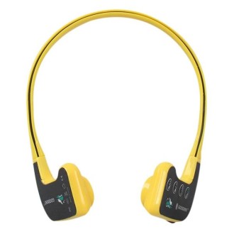 Bone Conduction Headphone Swimming Teaching Bluetooth Headphone(Yellow)