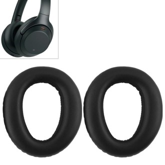 2pcs Sponge Headphone Protective Case for Sony MDR-1000X / WH-1000XM3(Black)