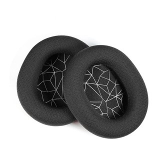 2pcs Sponge Headset Pad for Steelseries Arctis Pro / Arctis 3 / 5 / 7(White Print Mesh)